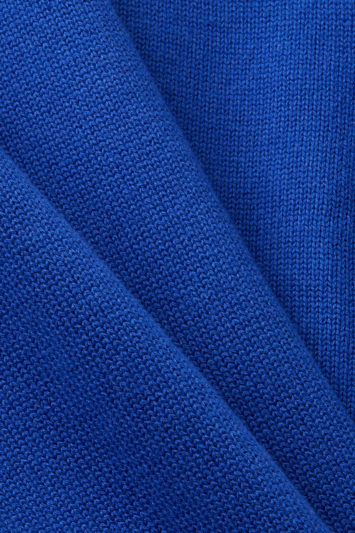 ‌棉質圓領衛衣, 藍色, detail image number 5