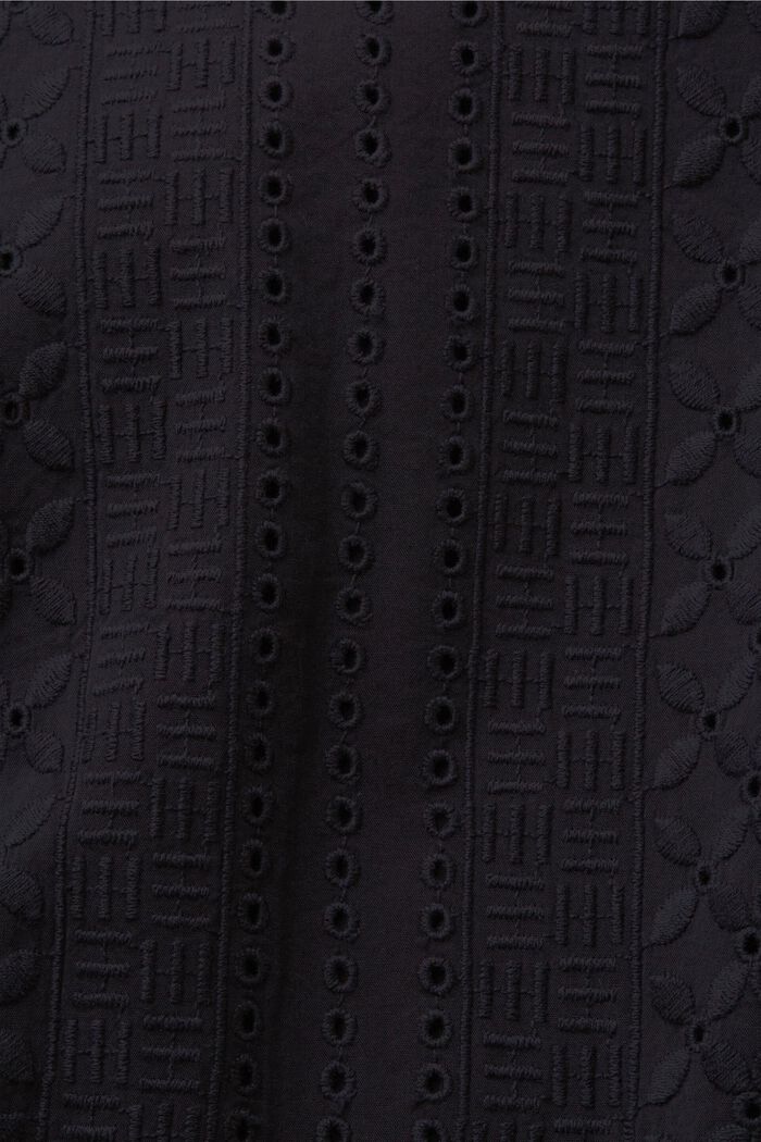 LENZING™ ECOVERO™刺繡短款上衣, 黑色, detail image number 7