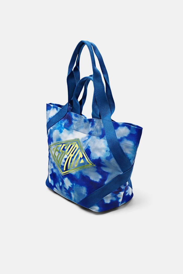 ‌雙色購物袋, 淺藍色, detail image number 2