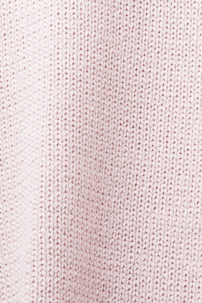 LOGO標誌加厚針織毛衣, 淺粉紅色, detail image number 5