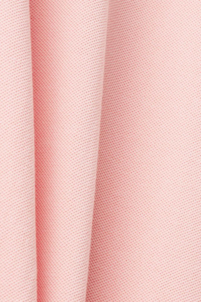 石洗效果棉質網眼布POLO衫, 粉紅色, detail image number 5