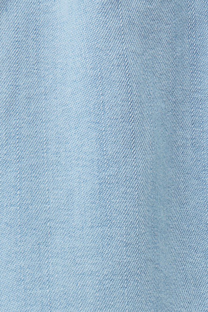 TENCEL™抽繩繫帶牛仔短褲, 藍色, detail image number 5