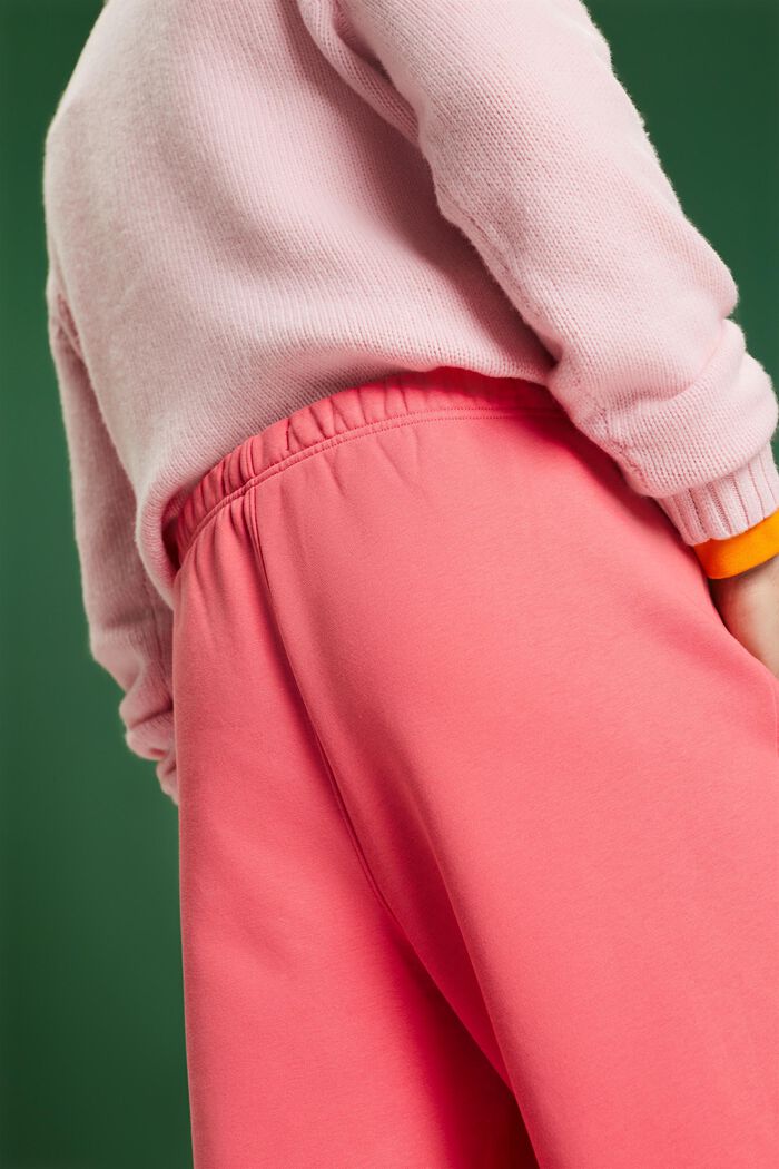 ‌棉質搖粒絨LOGO標誌運動褲, 粉紅色, detail image number 4