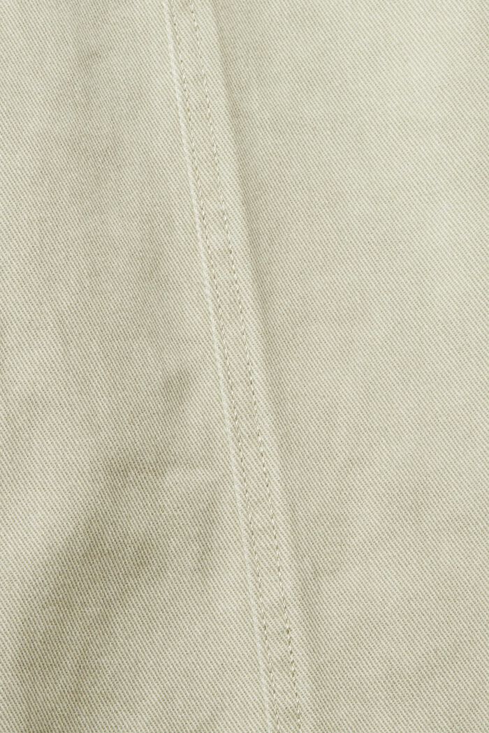 休閒高腰裙褲, 淺卡其色, detail image number 1