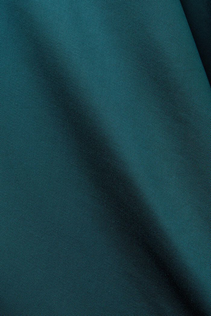 ‌緞面中長款半身裙, 翡翠綠, detail image number 4