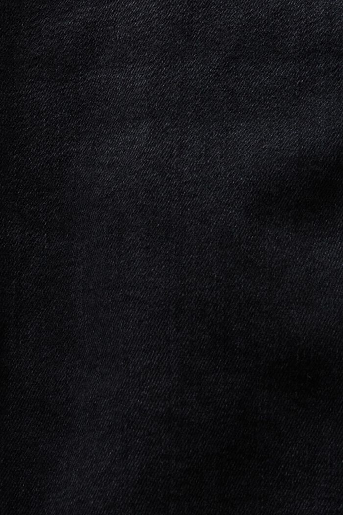 ‌循環再生：中腰緊身彈力牛仔褲, 黑色, detail image number 6