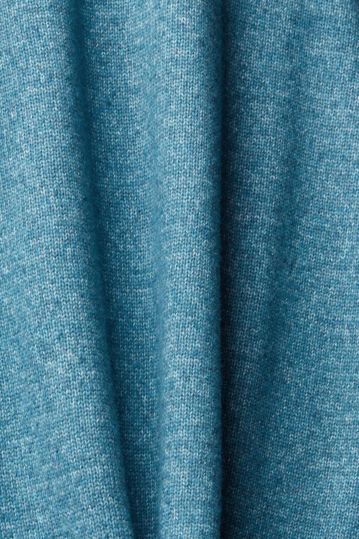 Crewneck Sweater, DARK TURQUOISE, detail image number 6