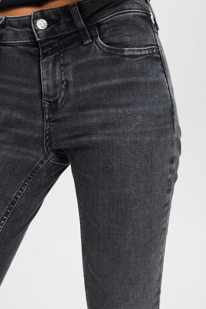 Mid-Rise Skinny Jeans, BLACK DARK WASHED, detail image number 2