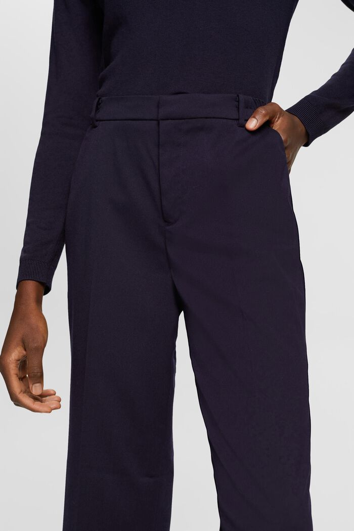 Straight leg trousers, NAVY, detail image number 2