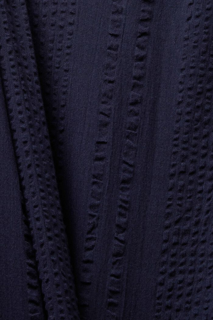 Cotton blouse, NAVY, detail image number 5