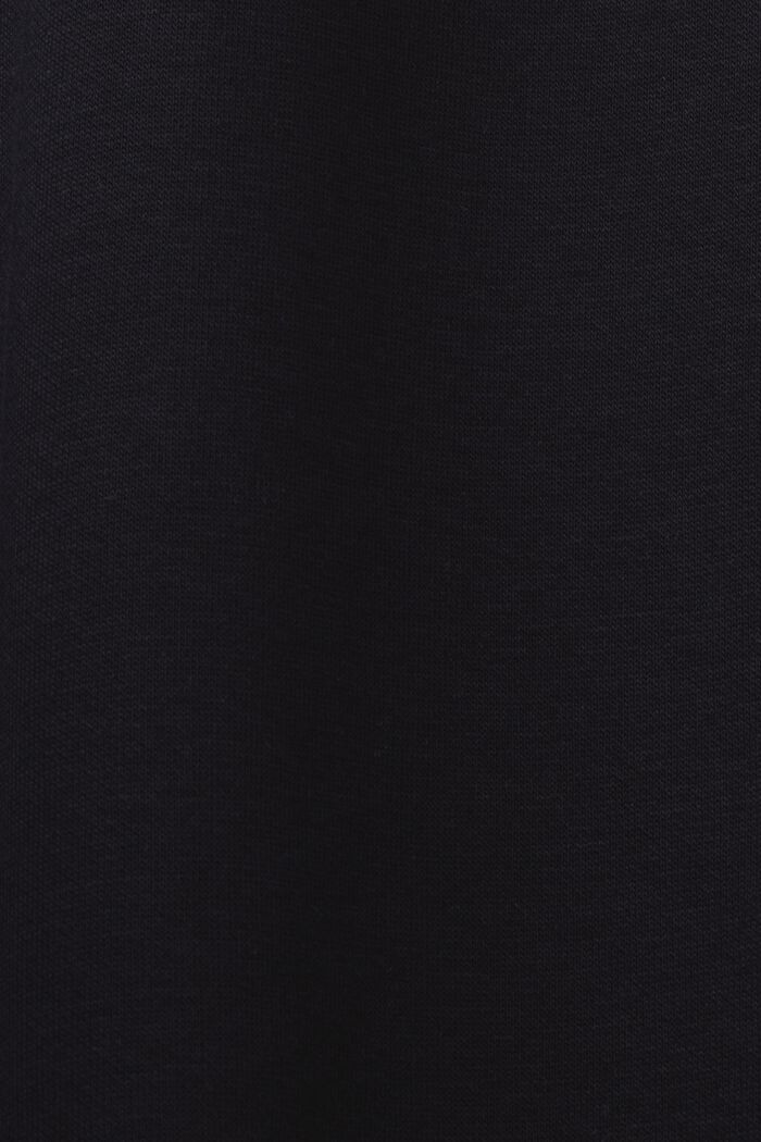縫線LOGO標誌運動長褲, 黑色, detail image number 4