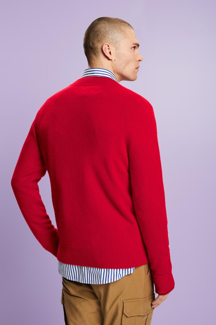 ‌羊絨套頭衫, 紅色, detail image number 3