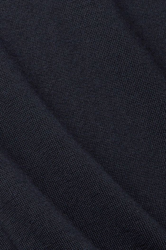 針織羊毛毛衣, 海軍藍, detail image number 1