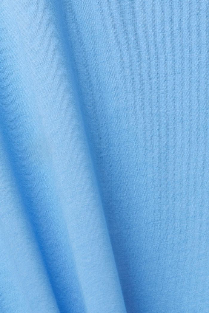 LOGO標誌印花T恤, 淺藍色, detail image number 4