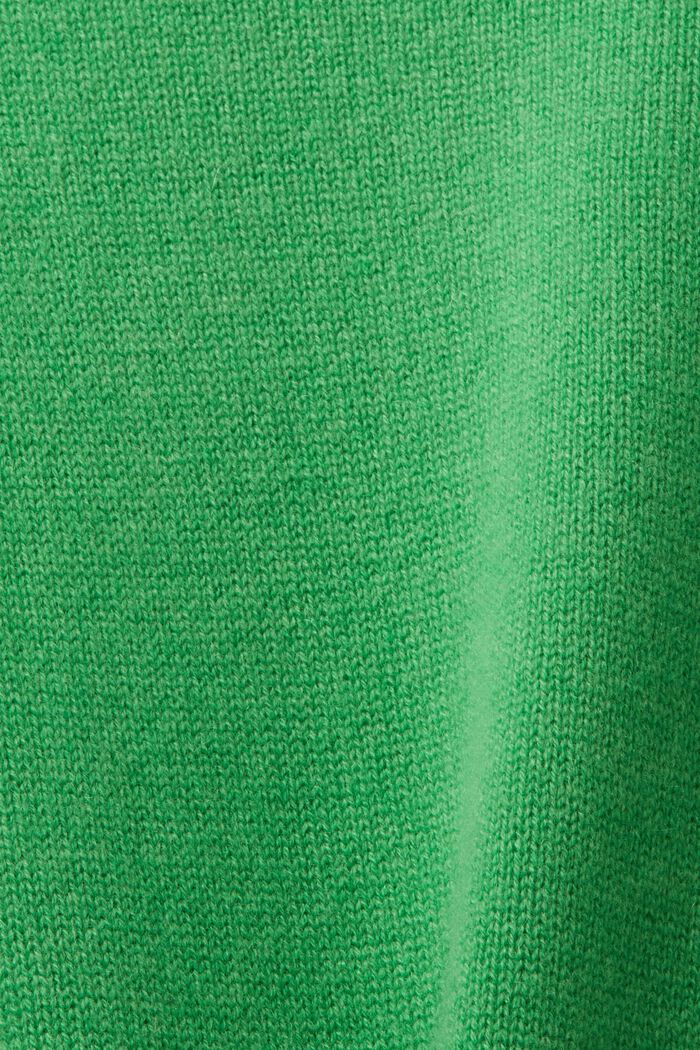 羊絨套頭衫, 綠色, detail image number 5