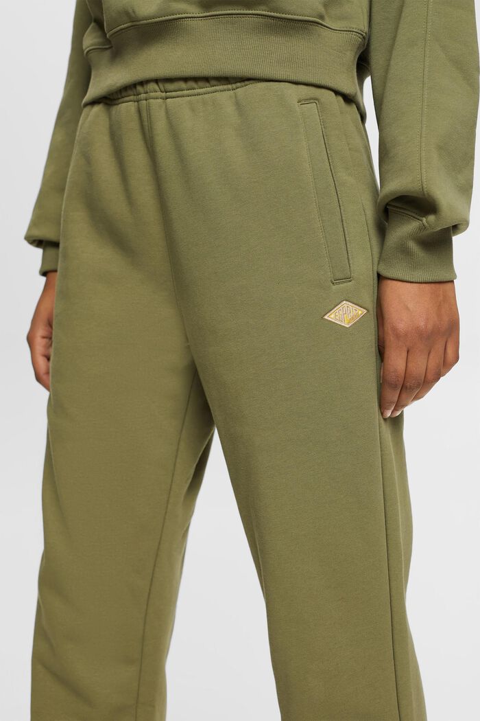 ‌棉質運動長褲, 橄欖綠, detail image number 2