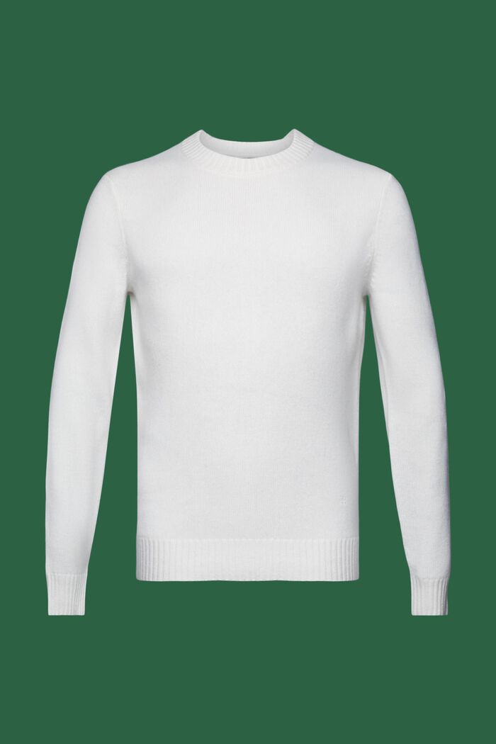 Cashmere sweater, OFF WHITE, detail image number 7