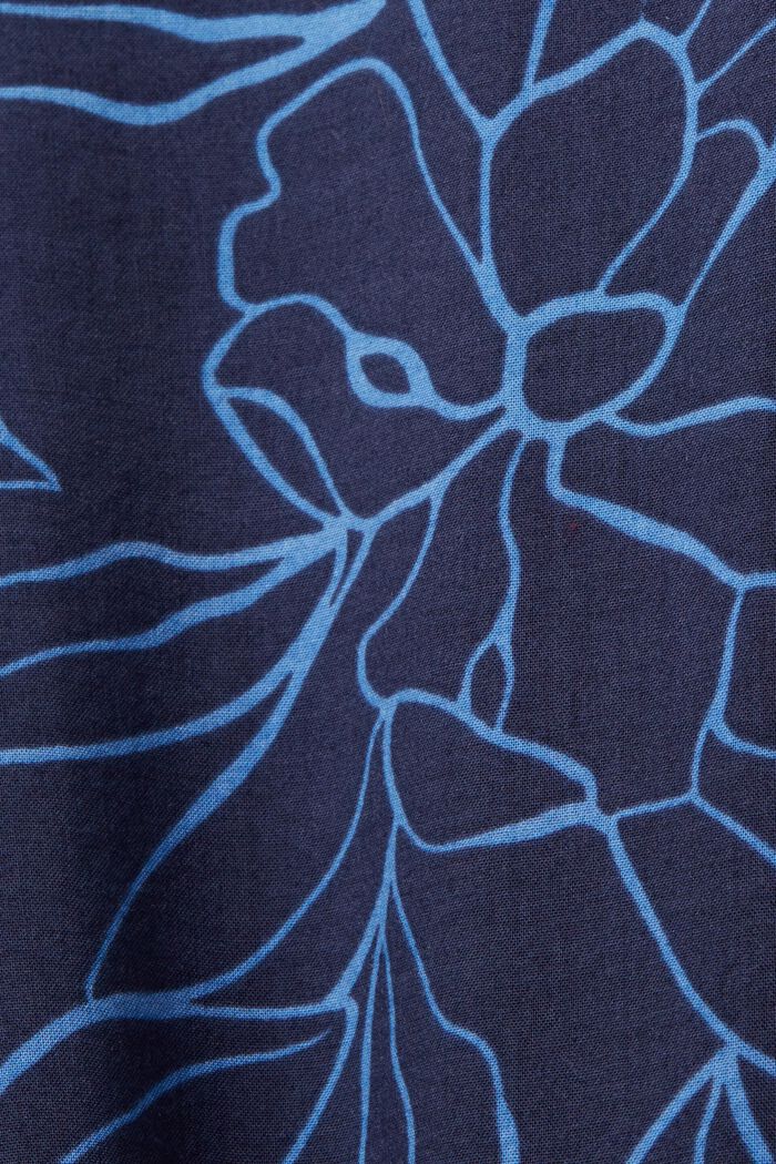 印花短袖恤衫, 海軍藍, detail image number 4