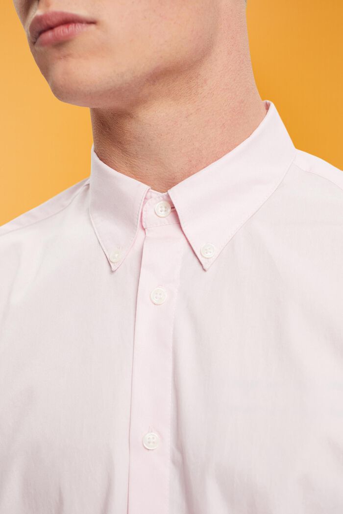 扣角領恤衫, 粉紅色, detail image number 2