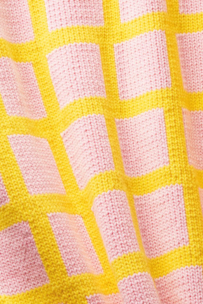 LOGO標誌加厚針織毛衣, 黃色, detail image number 5