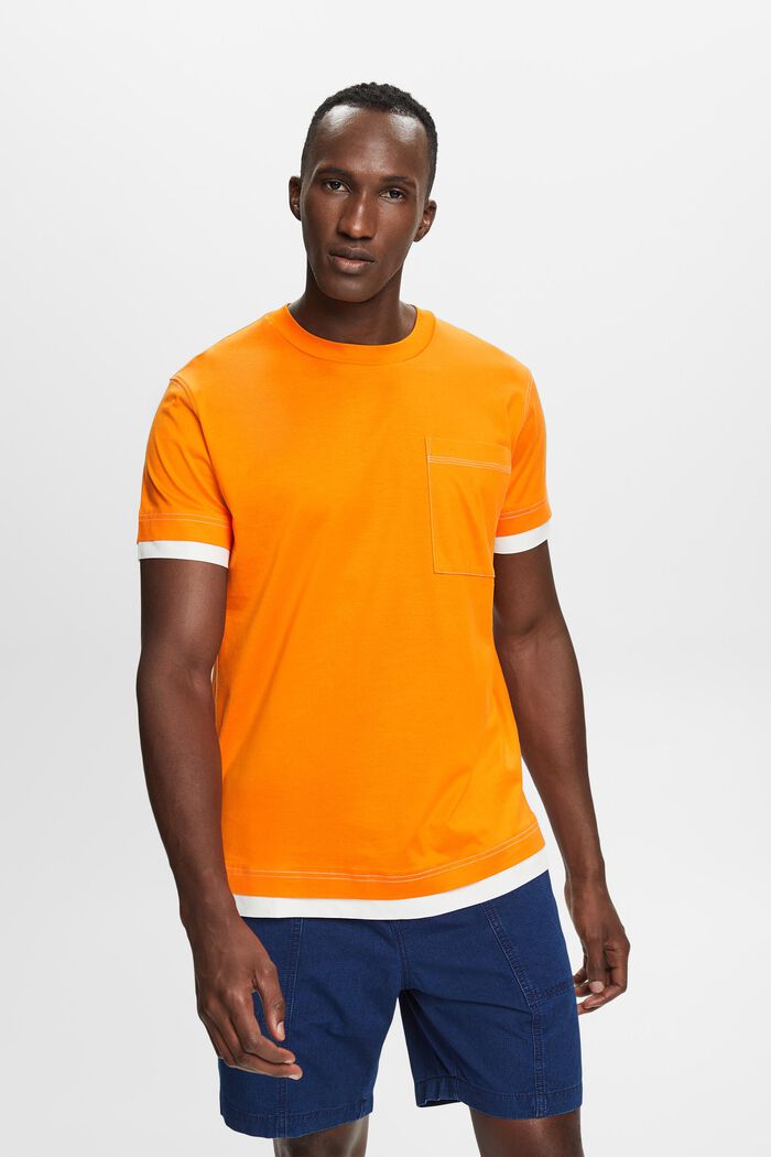 T-Shirts, 橙色, detail image number 0