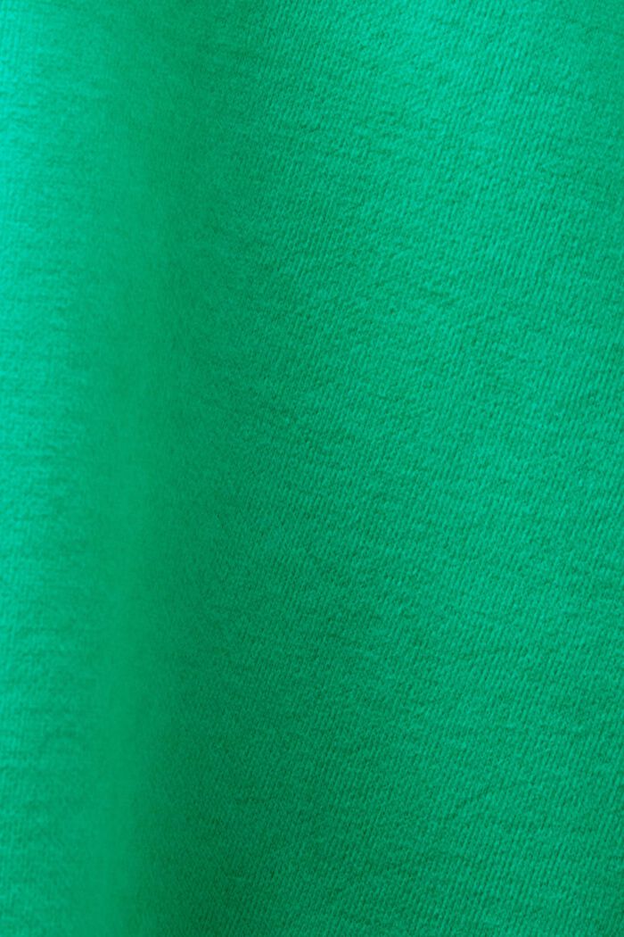 LOGO標誌棉質混紡連帽衛衣, 綠色, detail image number 6