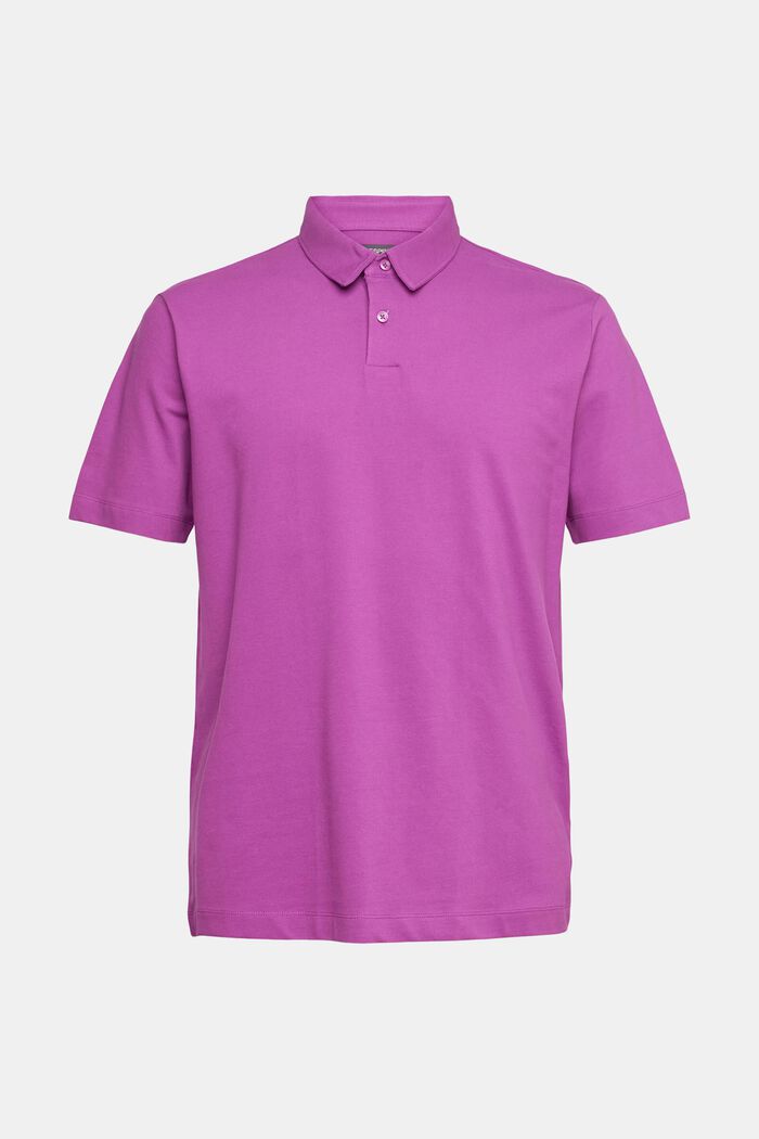 珠地 Polo 衫, 紫色, detail image number 6