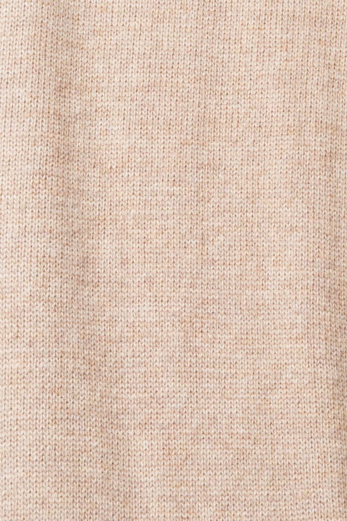 混紡羊毛針織長褲, 淺灰褐色, detail image number 6