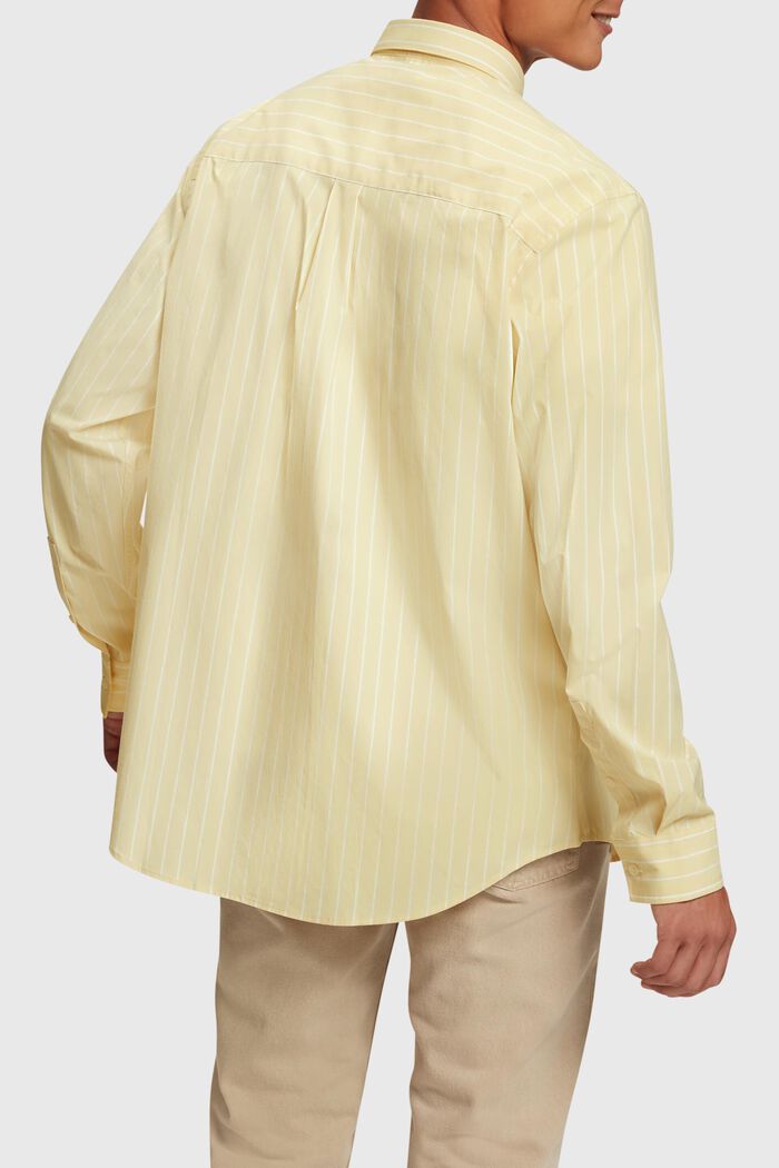 寬鬆版型條紋恤衫, 黃色, detail image number 1