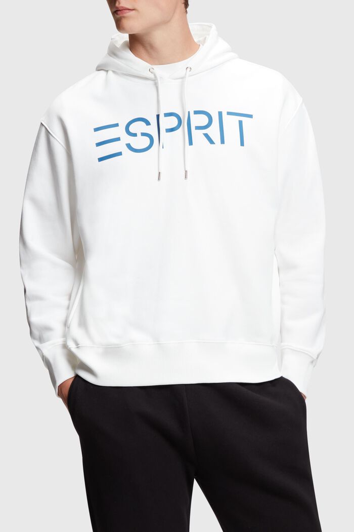 Logo hoodie, WHITE, detail image number 0