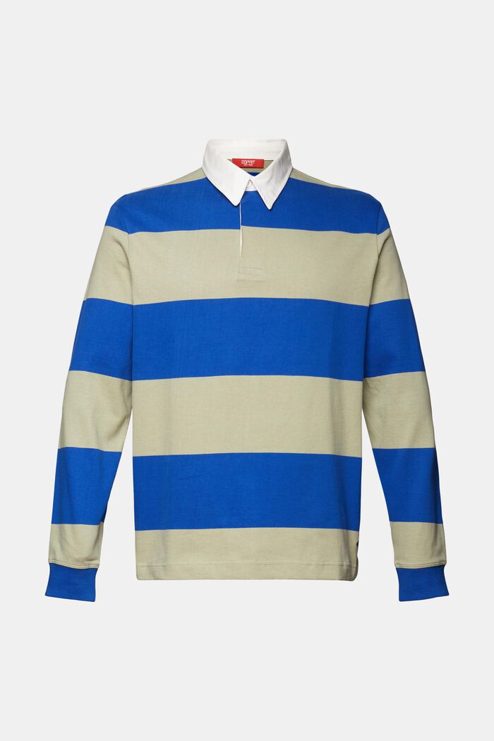 條紋橄欖球衫, 藍色, detail image number 6