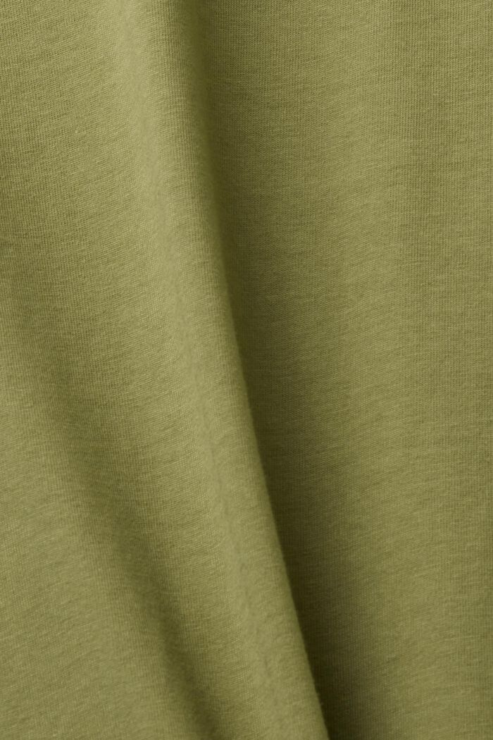 LOGO標誌印花棉質T恤, 橄欖綠, detail image number 4