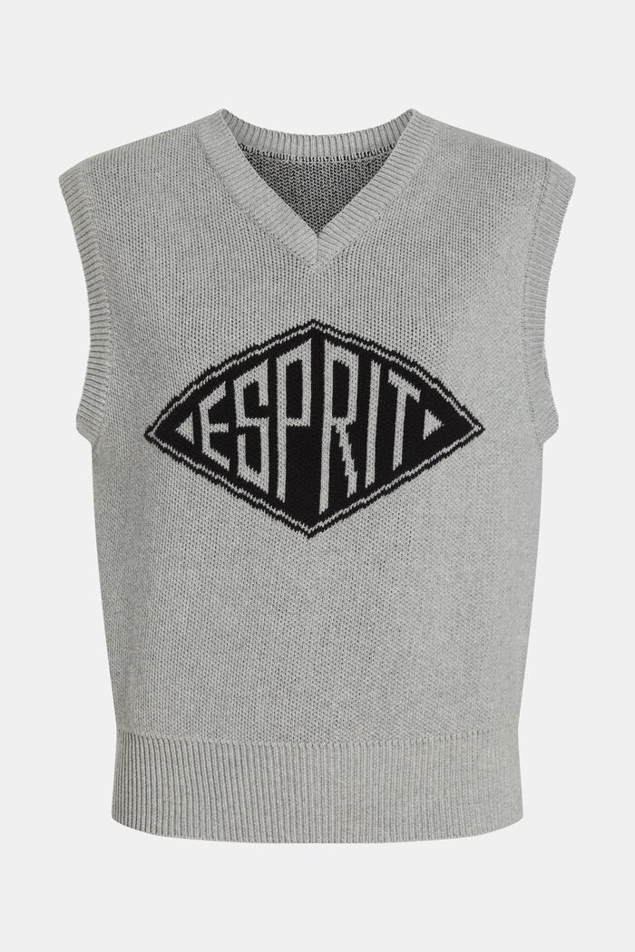 ESPRIT x Rest & Recreation Capsule 針織背心, 灰色, detail image number 2