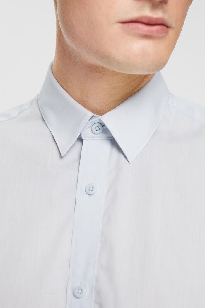 Sustainable cotton shirt, LIGHT BLUE, detail image number 0