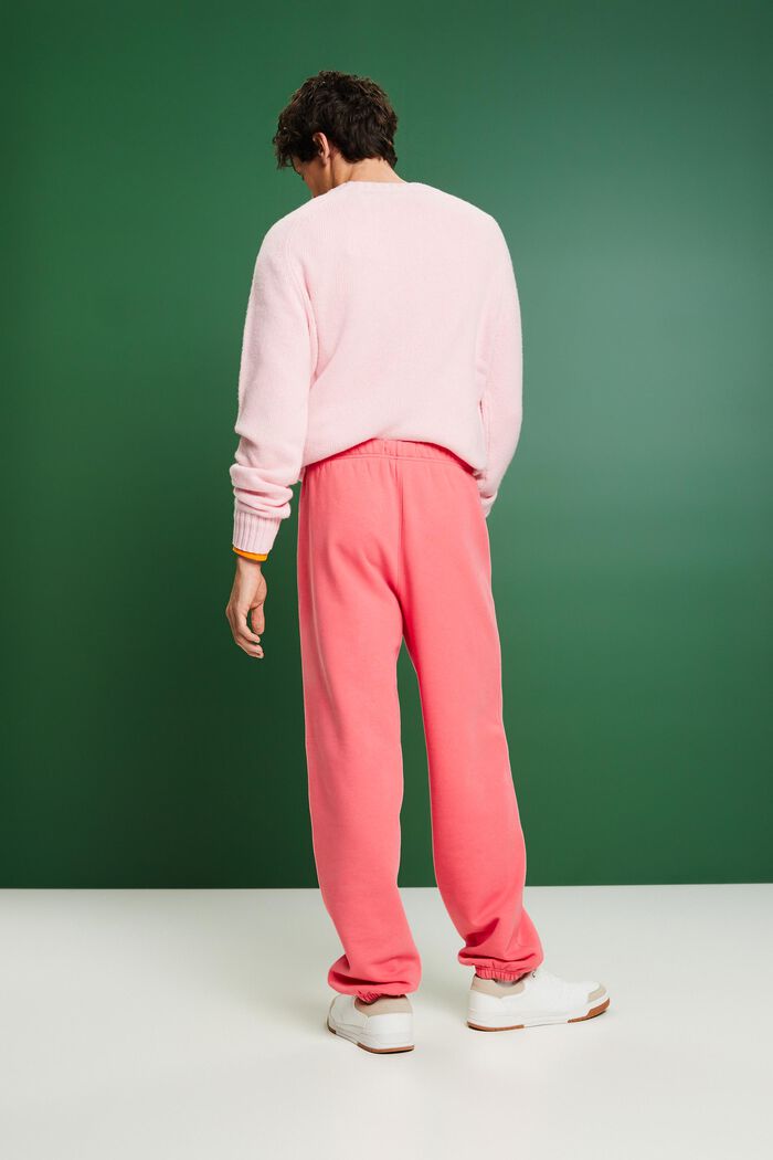 ‌棉質搖粒絨LOGO標誌運動褲, 粉紅色, detail image number 5