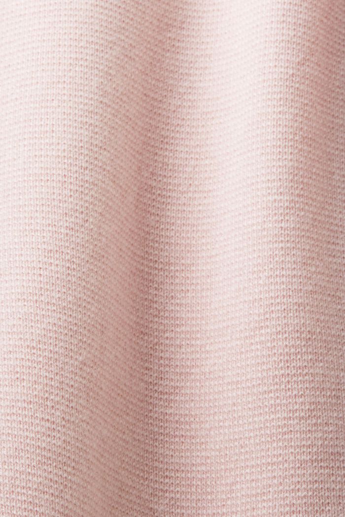 ‌羊毛羊絨混紡針織運動長褲, 淺粉紅色, detail image number 7