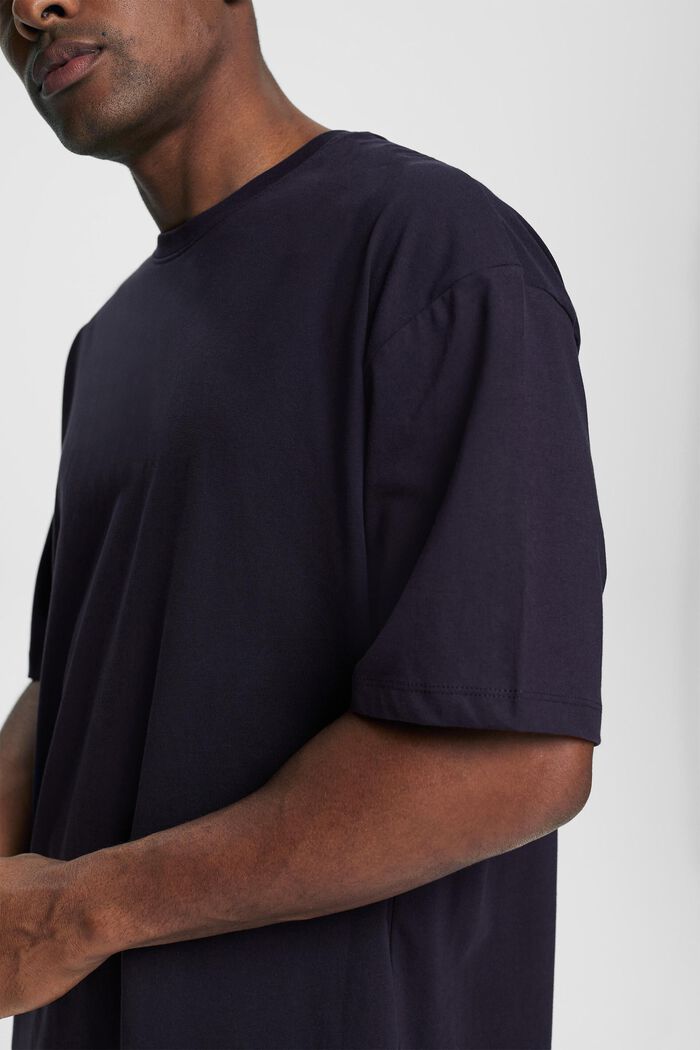 寬鬆針織 T 恤, 海軍藍, detail image number 0