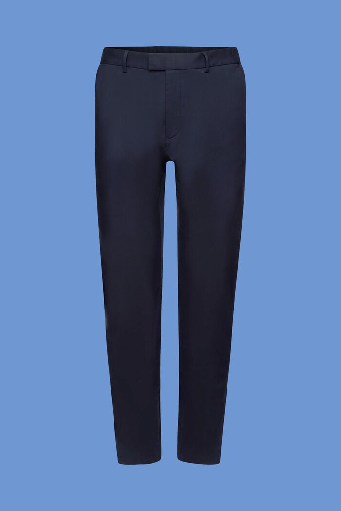 Poplin chino trousers, NAVY, detail image number 6