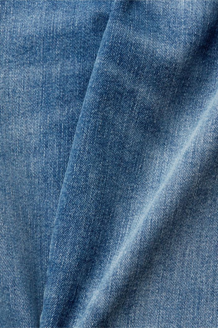 彈性牛仔褲, BLUE MEDIUM WASHED, detail image number 4