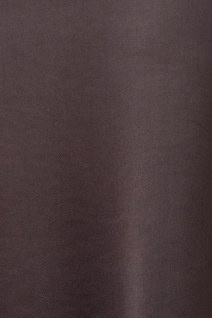 ‌循環再生：混合面料緞面上衣, 深灰色, detail image number 6