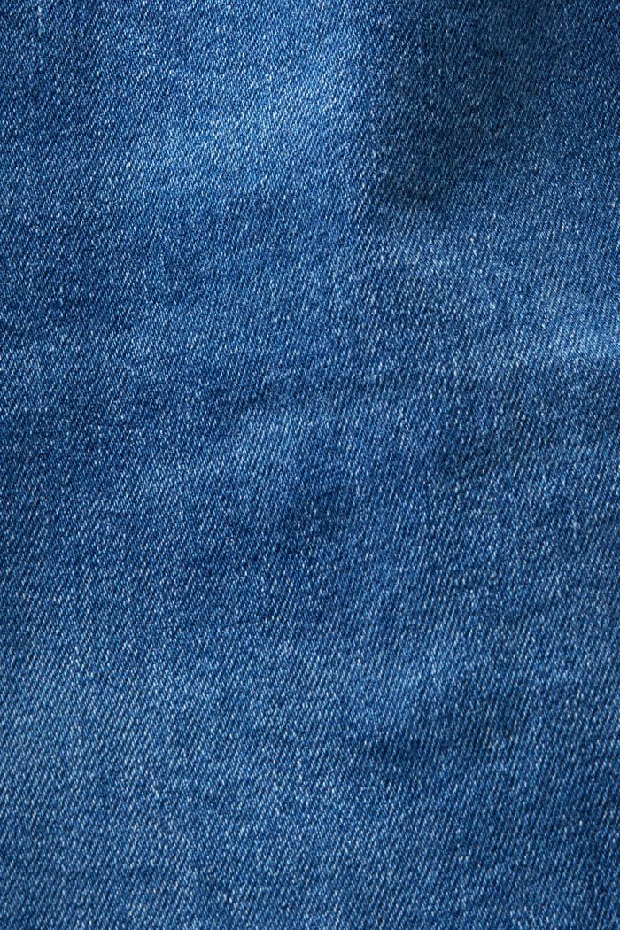 中腰修身牛仔褲, 藍色, detail image number 5