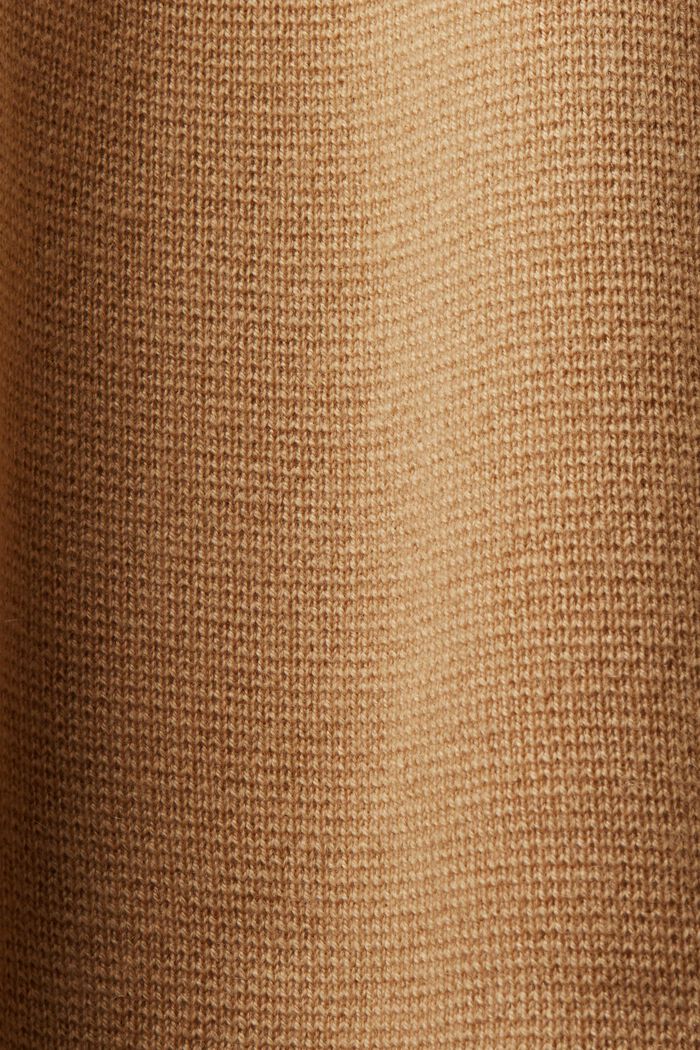 Unisex Wool-Cashmere Knitted Joggers, BEIGE, detail image number 8
