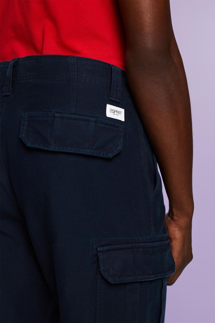 Cotton Cargo Pants, NAVY, detail image number 3