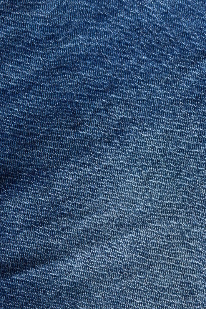 ‌中腰復古經典牛仔短褲, BLUE MEDIUM WASHED, detail image number 6