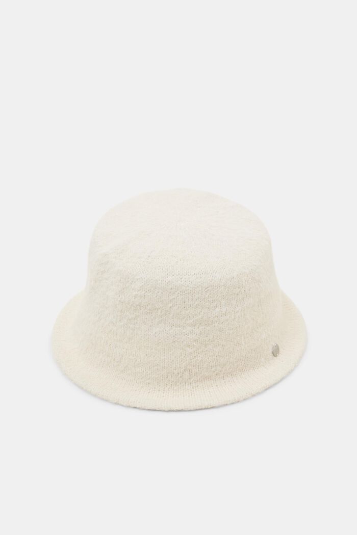 針織漁夫帽, 米色, detail image number 0