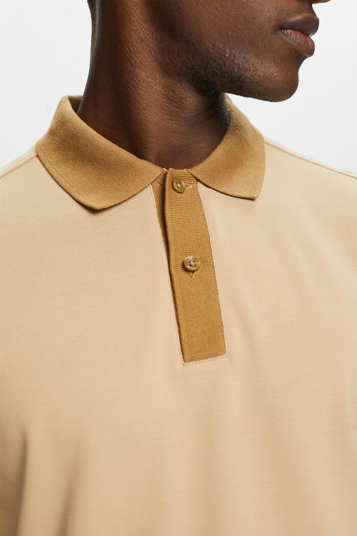 Polo shirts, 米色, detail image number 2