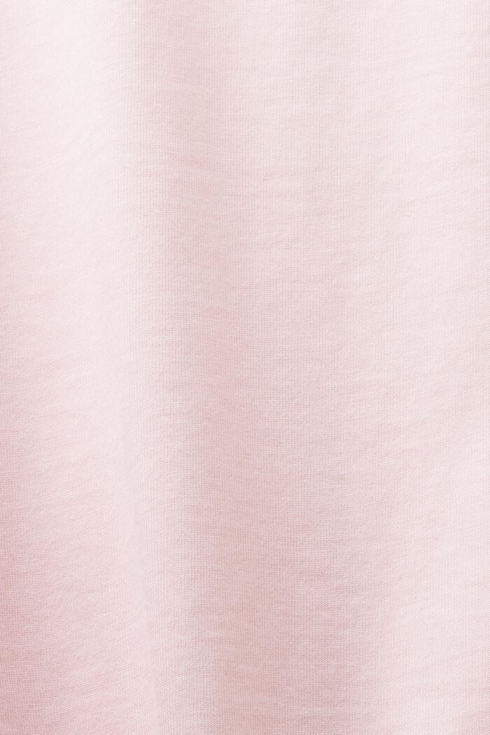 Unisex Printed Pima Cotton T-Shirt, PASTEL PINK, detail image number 7