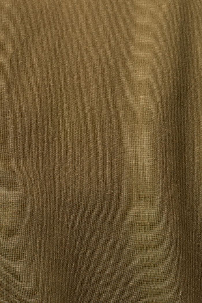 ‌長袖女裝恤衫, 軍綠色, detail image number 5