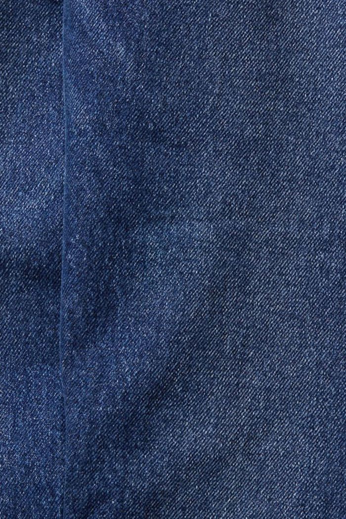 直腳牛仔褲, BLUE DARK WASHED, detail image number 7