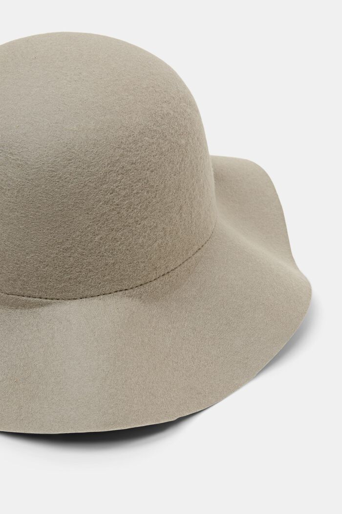 ‌羊毛氈帽, 淺灰褐色, detail image number 1